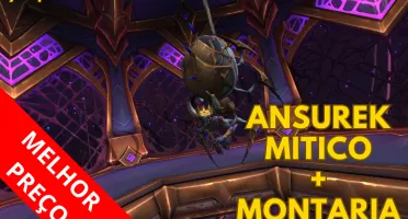 Montaria Gallywix e Rainha Ansurek Mitico 100% Garantida