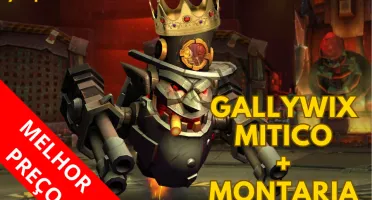 Montaria Gallywix e Rainha Ansurek Mitico 100% Garantida