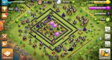 Conta Clash of clans CV9 com troca de nome!
