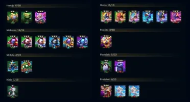 CONTA LEAGUE OF LEGENDS COM123 LENDAS TFT TEAMFIGHT TACTICS