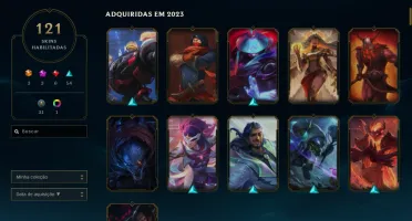 Conta De Lol Com 121 Skins E 3K De Rp +Conta De Valorant Top
