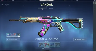 CONTA VALORANT COM 1 PASSE COMPLETO, SKINS GLITCHPOP, ORIGEM