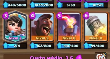 Conta Clash Royale nv 11 com 31 lendárias