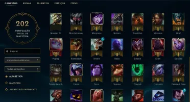 Conta League Of Legends 61 Champ 36 Skins Borda Ouro