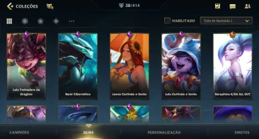 Conta wildrift, peak GM, atual d3