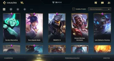 Conta wildrift, peak GM, atual d3