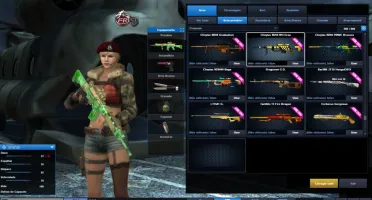 Vendo conta do Point Blank Tenente Coronel com muitos itens