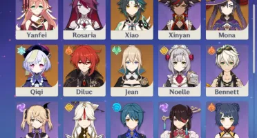 AR 56 - 13 Perso 5* + 3 Assinaturas = Kazuha/Raiden/Neuv