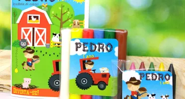 Baby Kit Colorir e Modelar Fazendinha
