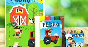 Baby Kit Colorir e Modelar Fazendinha