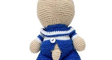Urso Marinheiro Grande Amigurumi