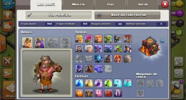 conta clash of clans cv10