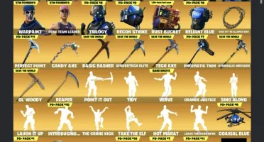 Conta Fortnite | 191 Skins | Dono Original | GTA V + Hogwart