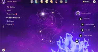 Conta AR7 Keqing + RazorC1 + Ningguang + Xingqiu