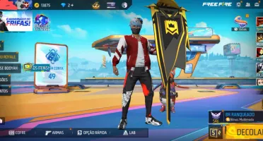 Conta de free fire com Angélical