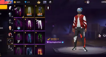 Conta de free fire com Angélical