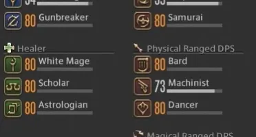 Conta de Final Fantasy XIV com todas as expansões.