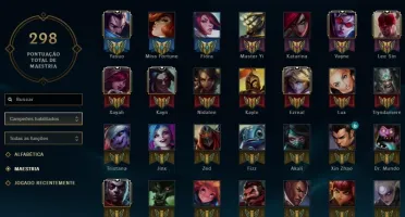 Conta com 32 Skins