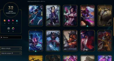 Conta com 32 Skins
