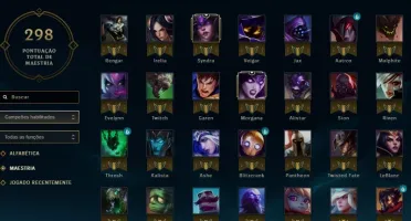 Conta com 32 Skins