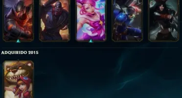 Conta com 32 Skins