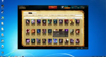 Conta league of legends com 95 champs e 8 skins