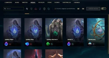League of Legends - Gold 2 - Todos Champs ! 218 Skin !!!