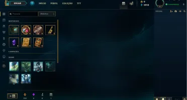 Conta Prata I 34 champs +skins+ espólios MMR alto