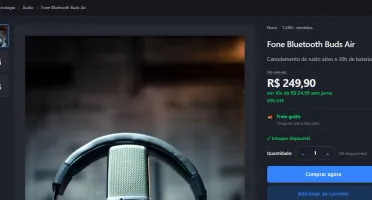 Loja Virtual Completa em HTML