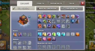 Conta clash of clans cv10