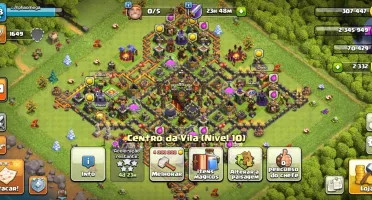 Conta clash of clans cv10