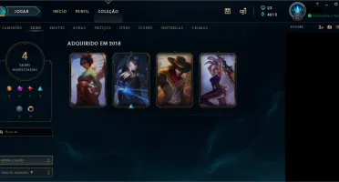 Conta Unranked com Passe do Mundial pronta pra MD10