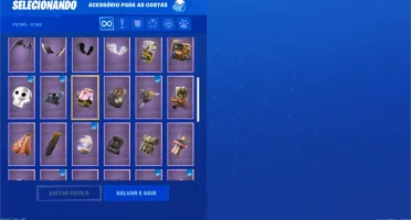 CONTA DE FORTNITE SEASON 3 COM 83 SKINS E IKONIK