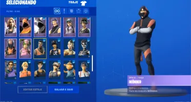 CONTA DE FORTNITE SEASON 3 COM 83 SKINS E IKONIK