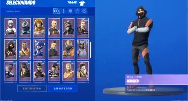 CONTA DE FORTNITE SEASON 3 COM 83 SKINS E IKONIK