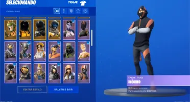 CONTA DE FORTNITE SEASON 3 COM 83 SKINS E IKONIK