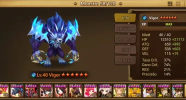 Conta summoners war server global
