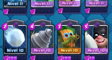 Conta Top 10 Evoluções + 3 Cartas Elites [4586 Gemas]