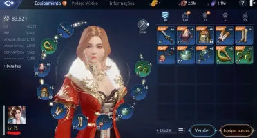 Conta Mir4 Level 75 pronta para minerar