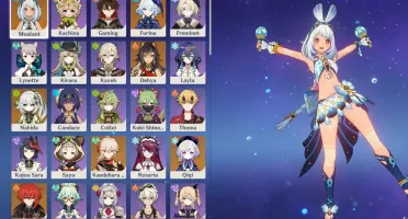 Mualani + Furina + Kazuha + Nahida + Dehya Ar46