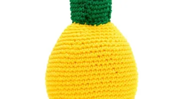 Abacaxi em amigurumi