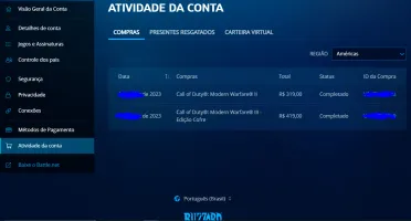 onta Cod / Warzone / Call of Duty MW3: Edição Cofre E MW2