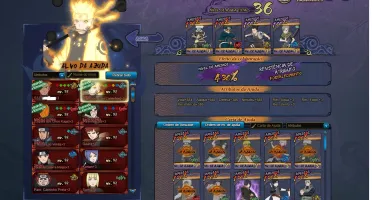 Conta Naruto online 204k FC / 20k 1atk