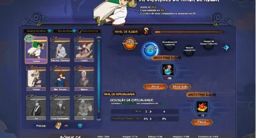 Conta Naruto online 204k FC / 20k 1atk