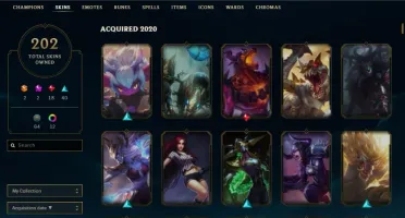 Conta lol Diamante 4 - com 202 skins e todos campeoes