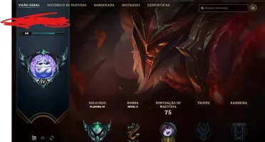 conta lol platina 4