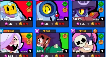 30 mil troféus / falta somente 1 brawler / passe ativo