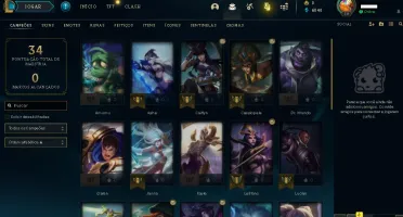 Conta Lol Platina 4 - Smurf