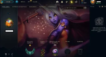 Conta Lol Platina 4 - Smurf