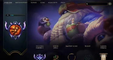 Conta d2 main support mmr alto